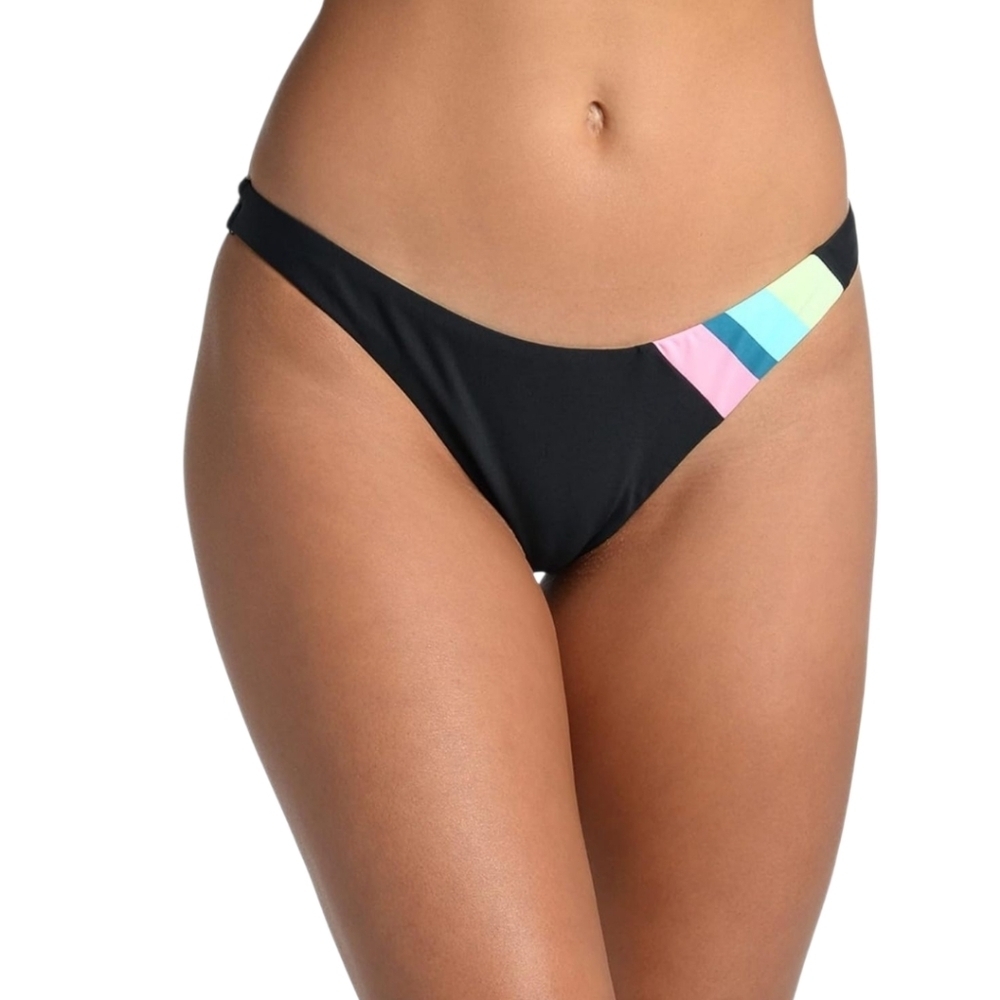 NWT Citrus Black‎ Bikini Swim Bottom Size Small
